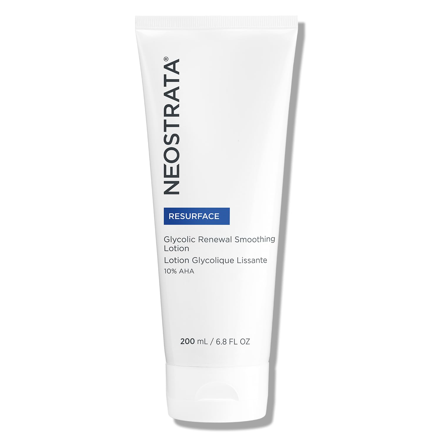 NEOSTRATA GLYCOLIC RENEWAL Smoothing Lotion Lightweight Skin Rejuvenation For Face, Body and Hands Oil-Free Fragrance-Free, 6.8 