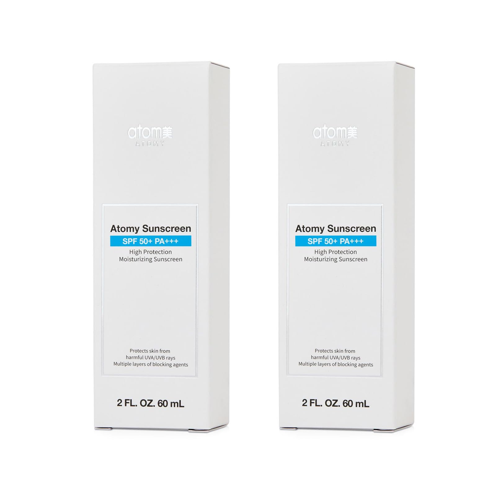 GIANANO, Lightweight, Hydrating, All type skin cover for ATOMY Sun White 2 set (2fl.oz. / 60ml)