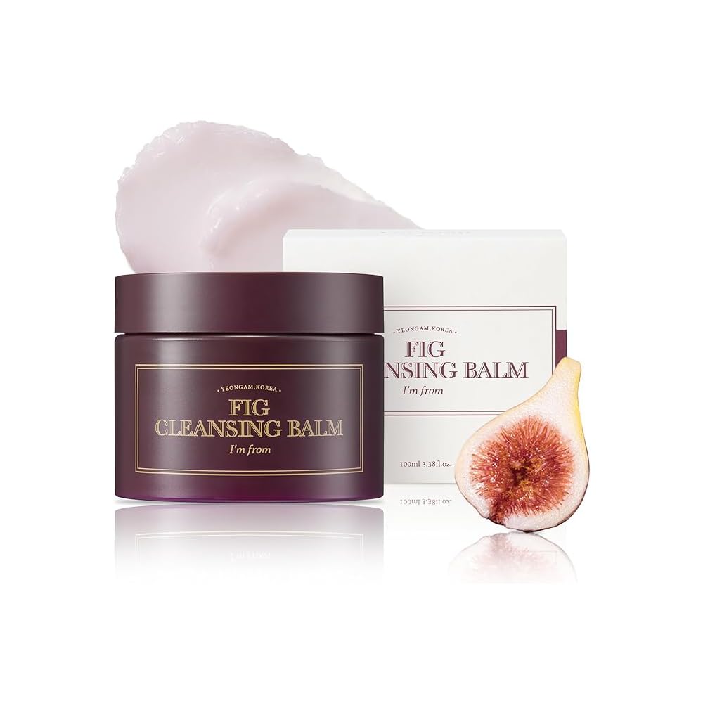 I'M From] Fig Cleansing Balm 100Ml, Korean Makeup Remover, Vegan, Easy To Rinse Off, Fig Oil Water 7.8% With Peptide And Amino A