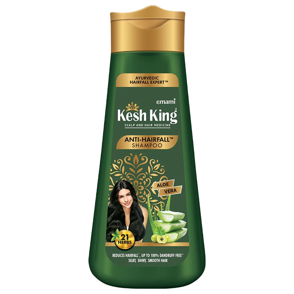 Kesh King Anti Hairfall Shampoo | With 21 Ayurvedic Herbs & Aloe Vera | Provides Healthy Nourished Scalp | For Shiny & Smooth Ha