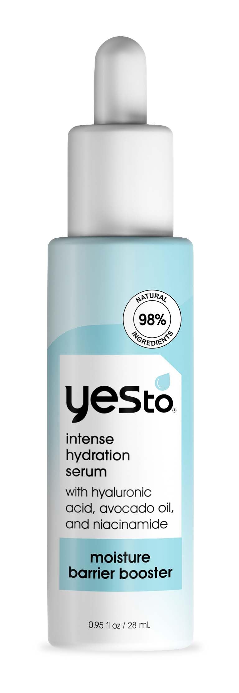 Yes To Intense Hydration Serum, Locks In Moisture and Helps Support Skins Barrier Against Environmental Damage, Hyaluronic Acid