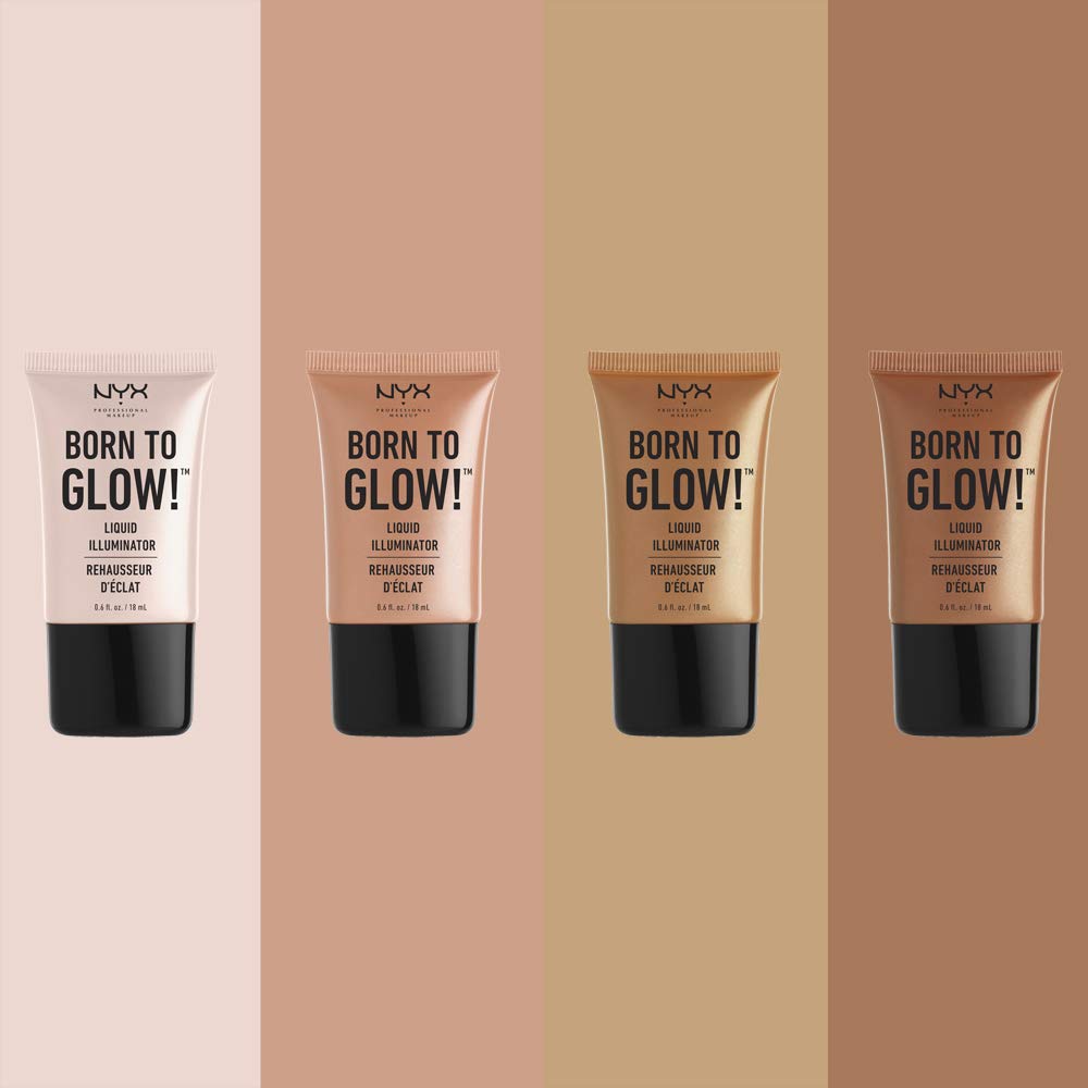 Nyx Professional Makeup Born To Glow Liquid Illuminator - Pure Gold