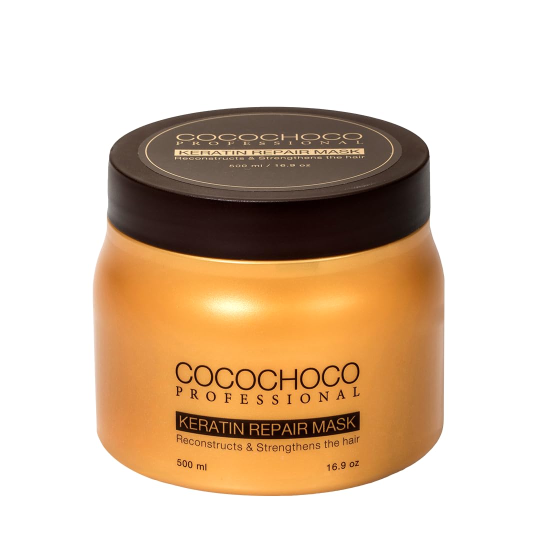 (2 pack) COCOCHOCO professional after care Keratin Repair Mask 17 Fl Oz / 500ml