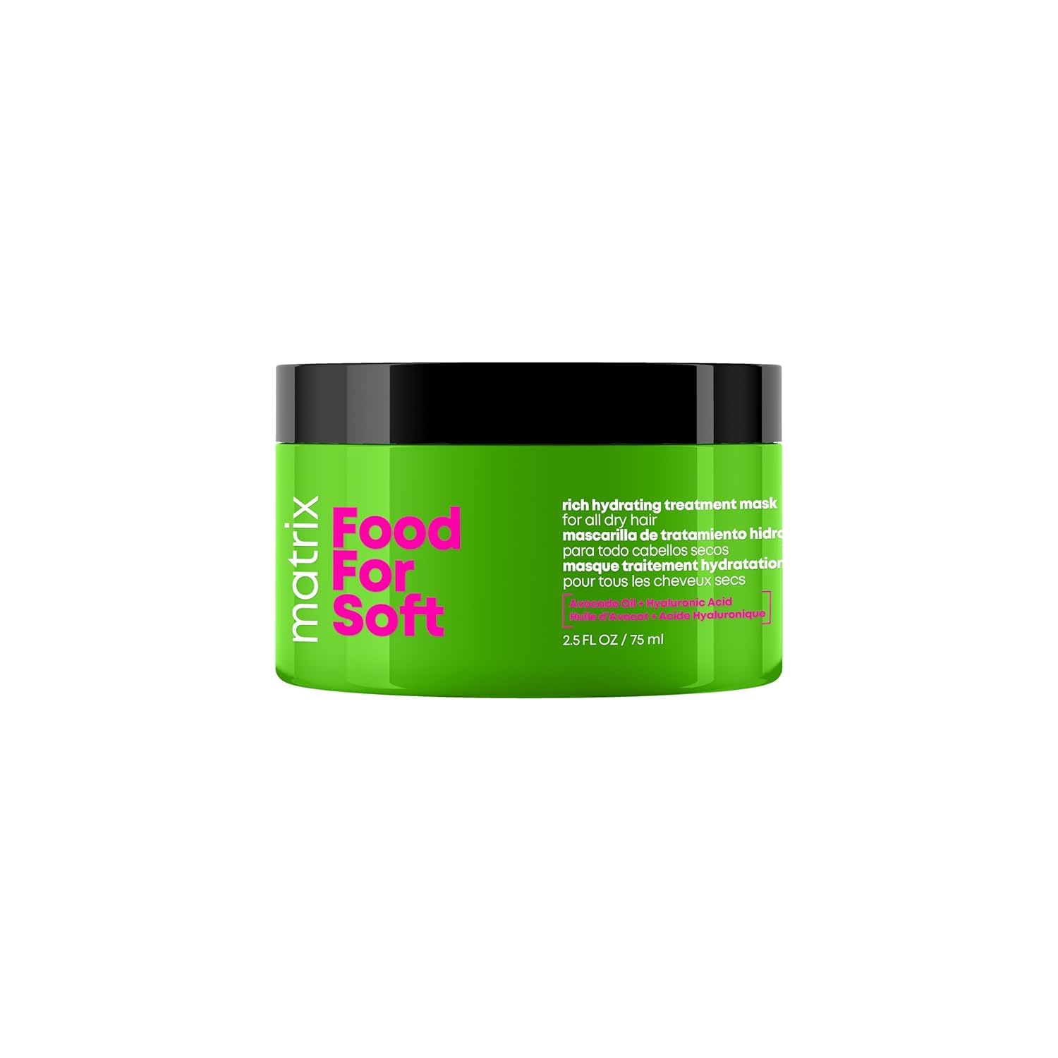 Matrix Food For Soft Rich Hydrating Treatment Mask For Dry and Brittle Hair - Moisturizes, Softens and Smooths, With Avocado Oil