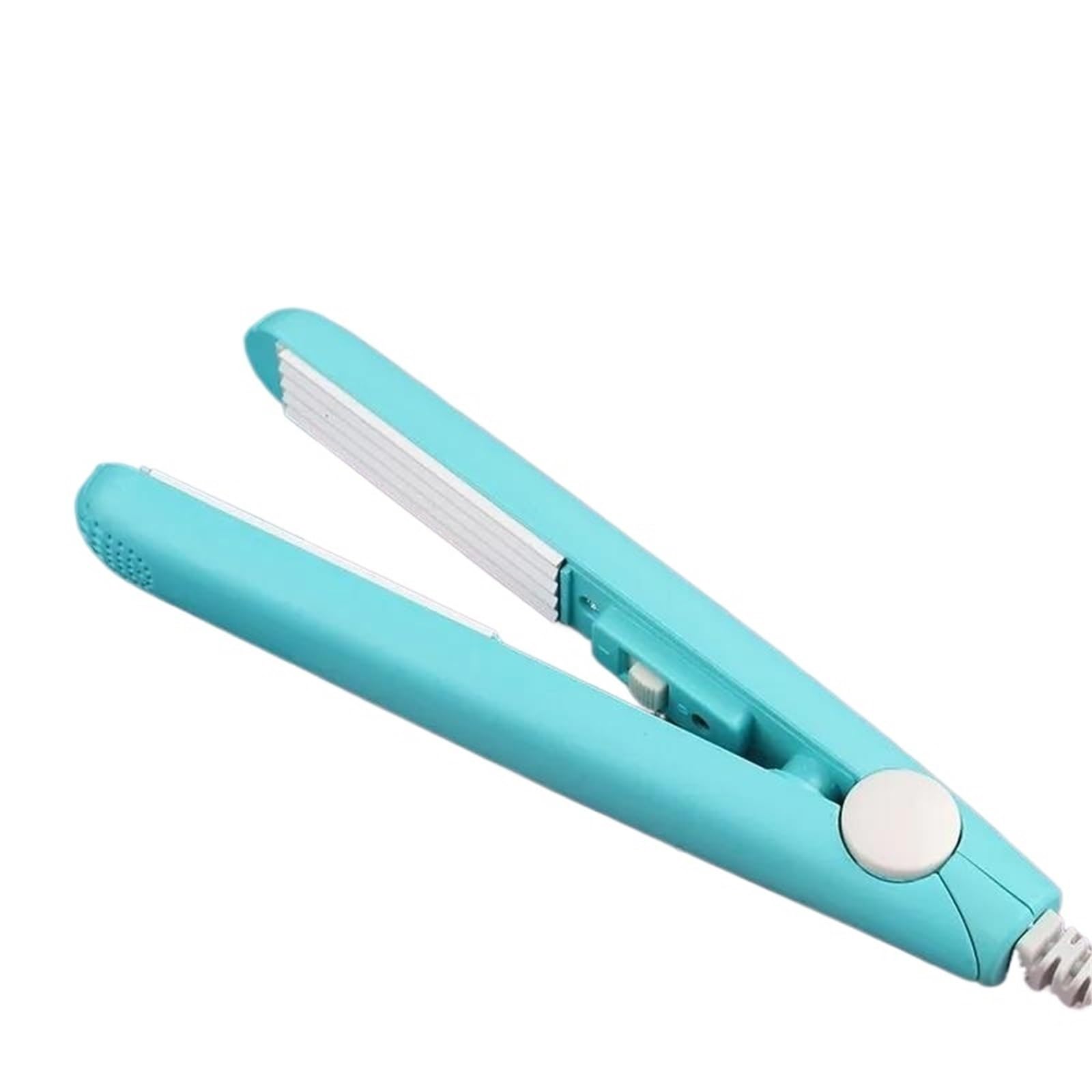 Wave Curling Iron Mini Ripple Hair Iron Corrugated Plate Hair Curler Flat Iron Electric Curling Iron Hair Art Styling Tools(BLUE