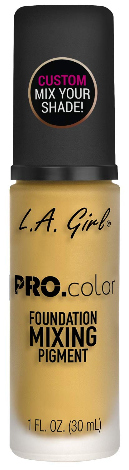 L.A. Girl Pro.Matte Mixing Pigment Foundation, Yellow, Glm712