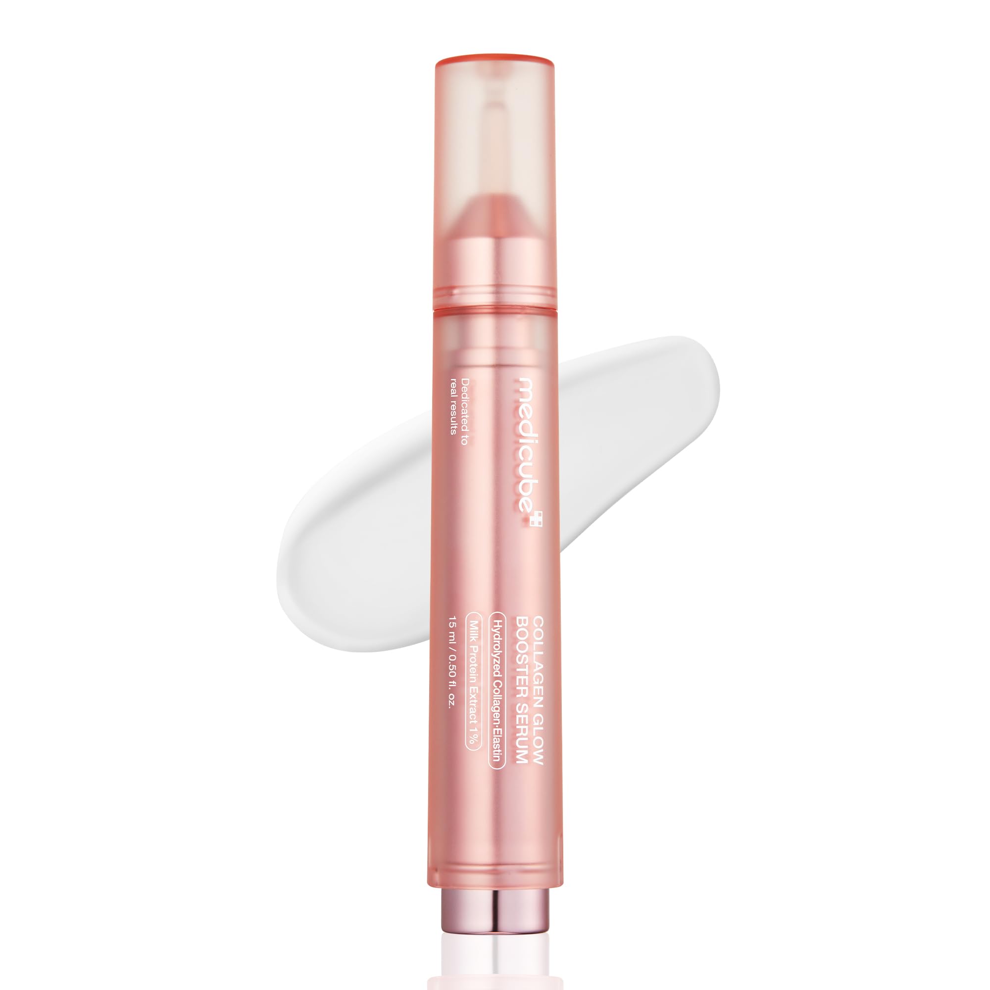 Medicube Collagen Glow Booster Milk Serum - Twist & Click - Radiance & Hydration With Niacinamide, Milk Protein Extract, Hydroly