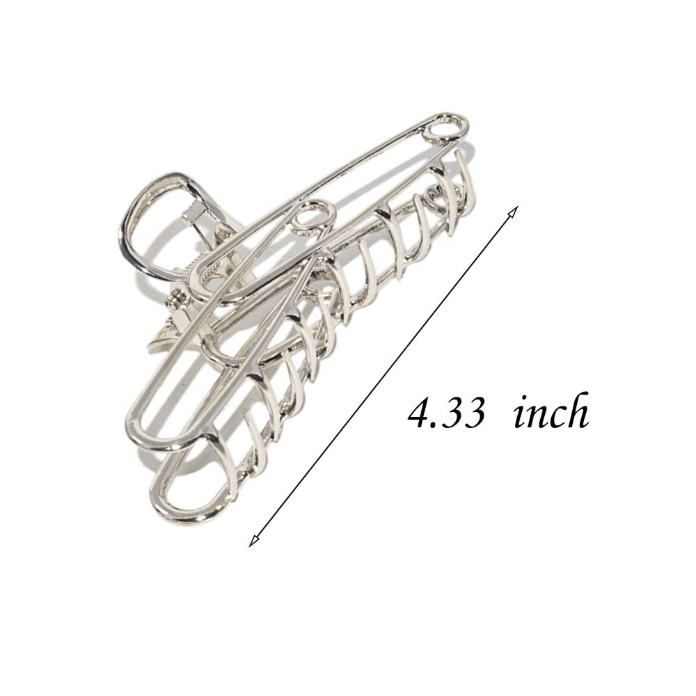Personality Hair Clips, Metal Hair Clips, Gold Large Hair Clips, Strong Easy Pulling Up Your Hair Clamps Accessories For Women G