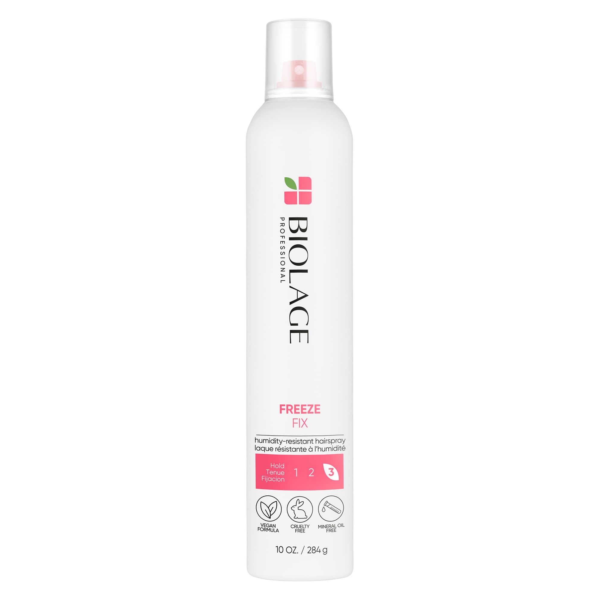 Biolage Styling Freeze Fix Hair Spray  Anti-Humidity Hairspray Lifts & Locks Hair All Day  Firm Hold  For All Hair Types  Parabe