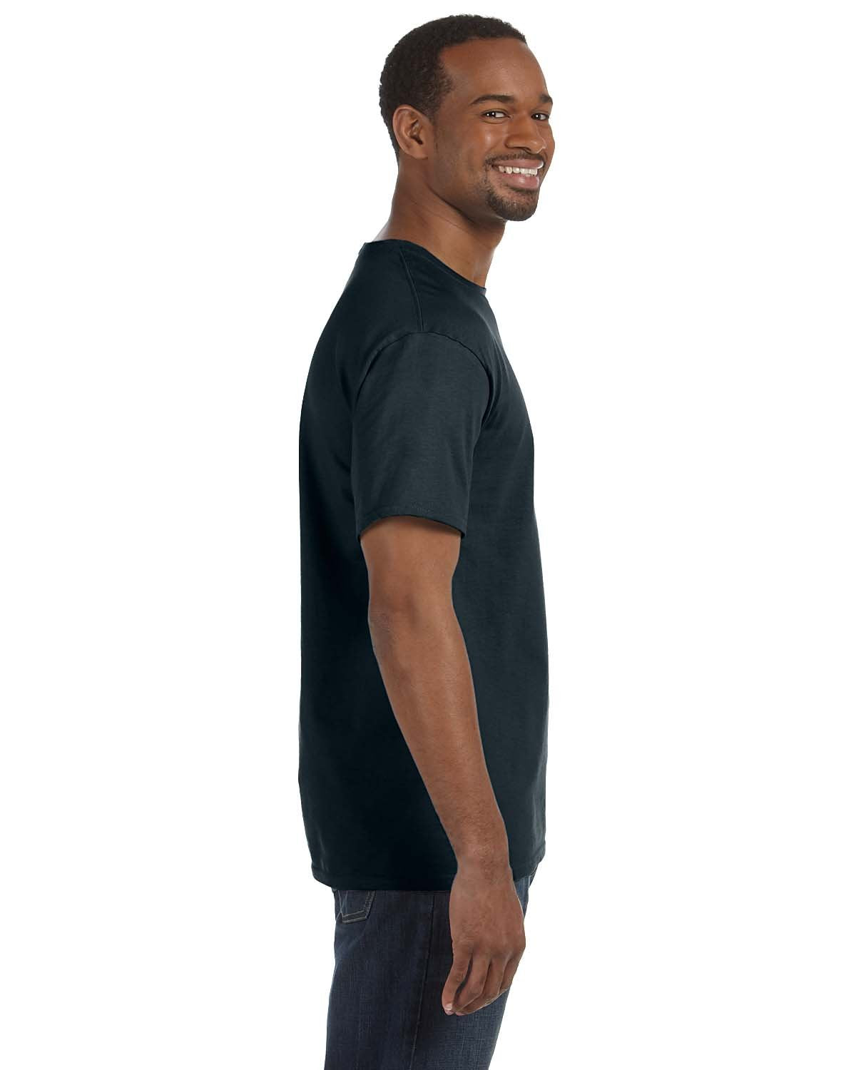 Heavy Cotton 100% Cotton Tshirt (G500) Midnight Navy, S (Pack Of 5)