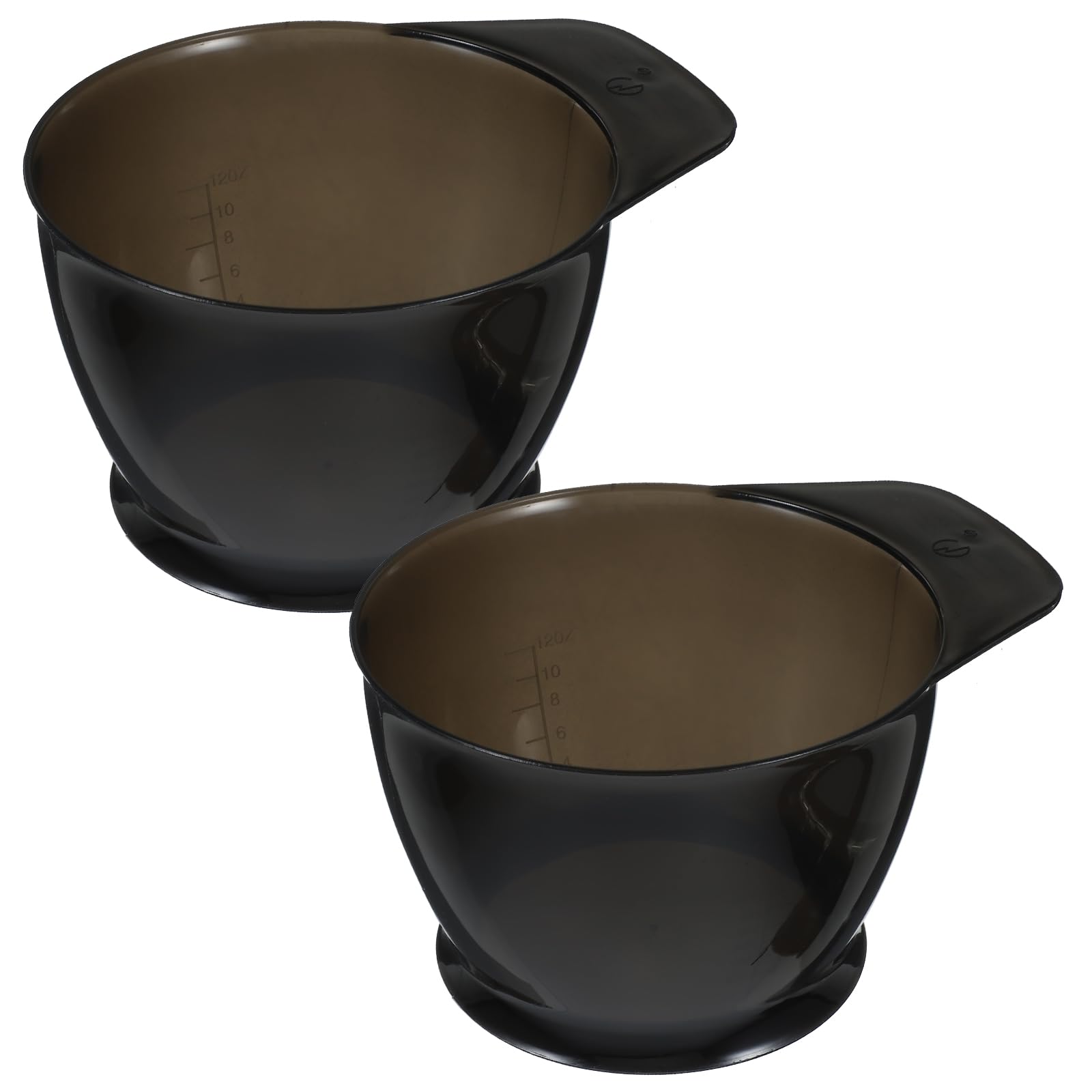 SHERCHPRY Tools Hair Dye Hair Color Mixing Bowls, 2Pcs Hairdressing Tinting Bowls, Plastic Hair Dyeing Bowls, Oil Containers for