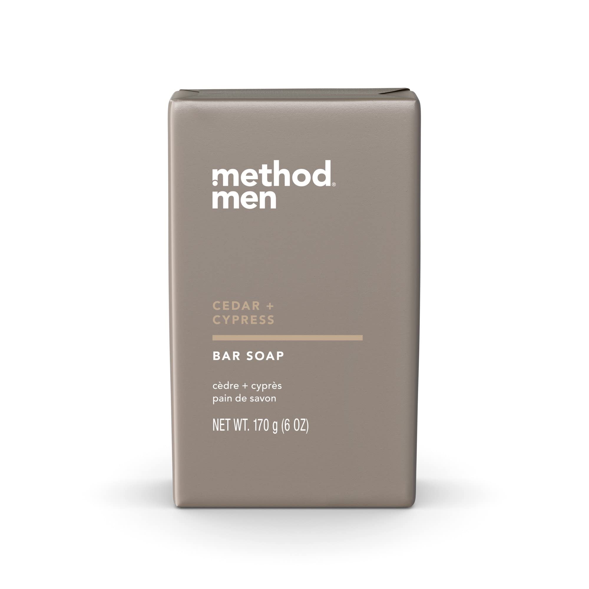 Method Cedar & Cypress Mens Bar Soap, 170 Gr