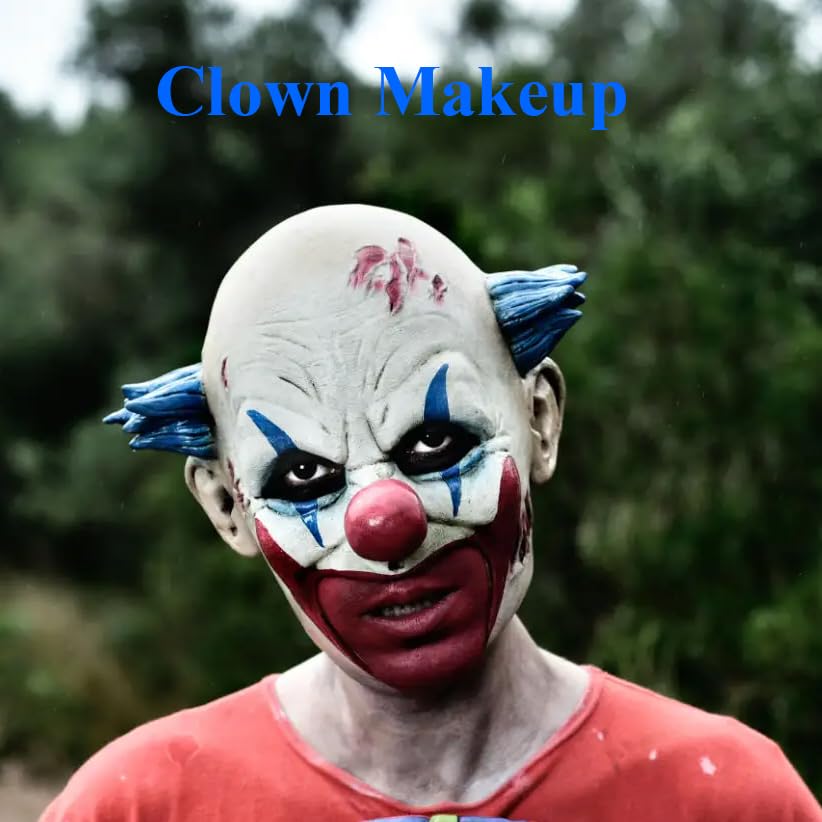 Yeweian Halloween Blue Matte Lipstick, Blue Lip Face Body Paint Stick, Cream Eye Black Stick For Baseball, Waterproof Long Lasti