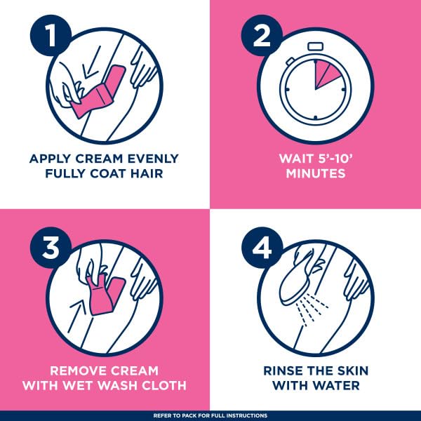 Veet Hair Removal Cream Sensitive Formula 6.78 Oz (Pack Of 5)