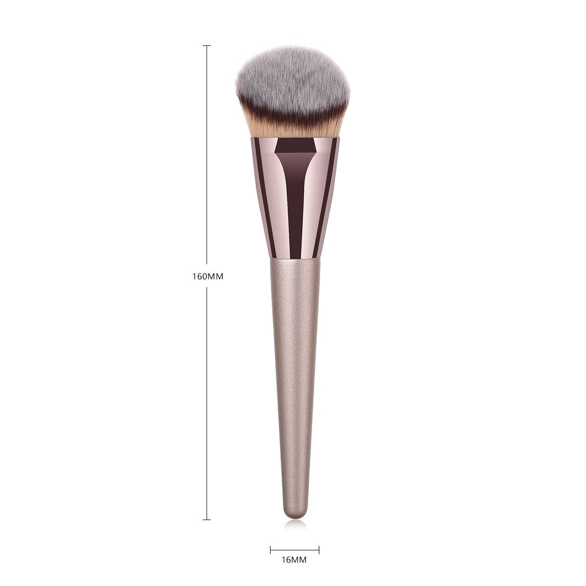 Vvs 1Pcs Professional Makeup Brush Set, Premium Synthetic Foundation Brush Blending Powder Tapered Kabuki Liquid Foundation Make