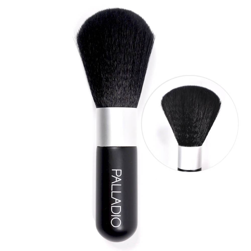 Palladio Bronzer Brush, Extra Large, Natural Looking Effect, Gentle on Skin, Flawless Powder Blending, Smooth Finish, Synthetic 