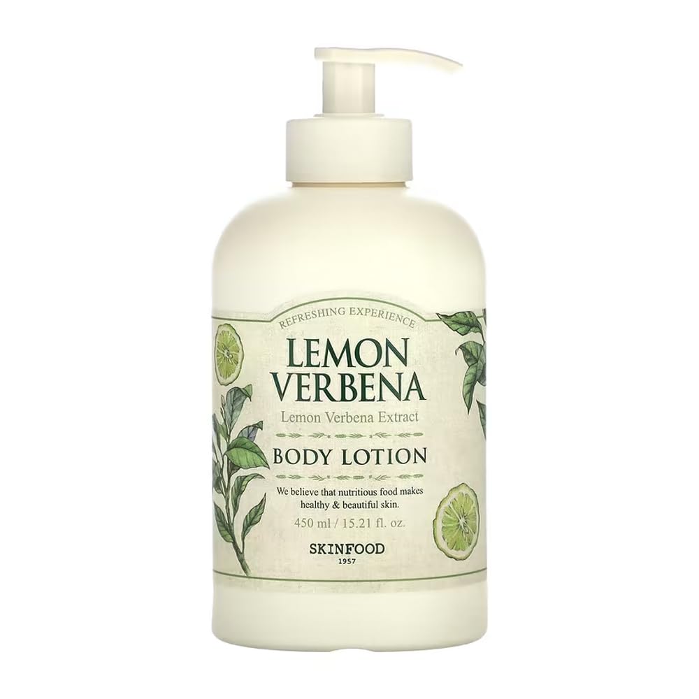 Skinfood Lemon Verbena Body Lotion | Refreshing Citrus Moisturizer With Verbena Extract For Soft & Smooth Skin | Hydrating Body 