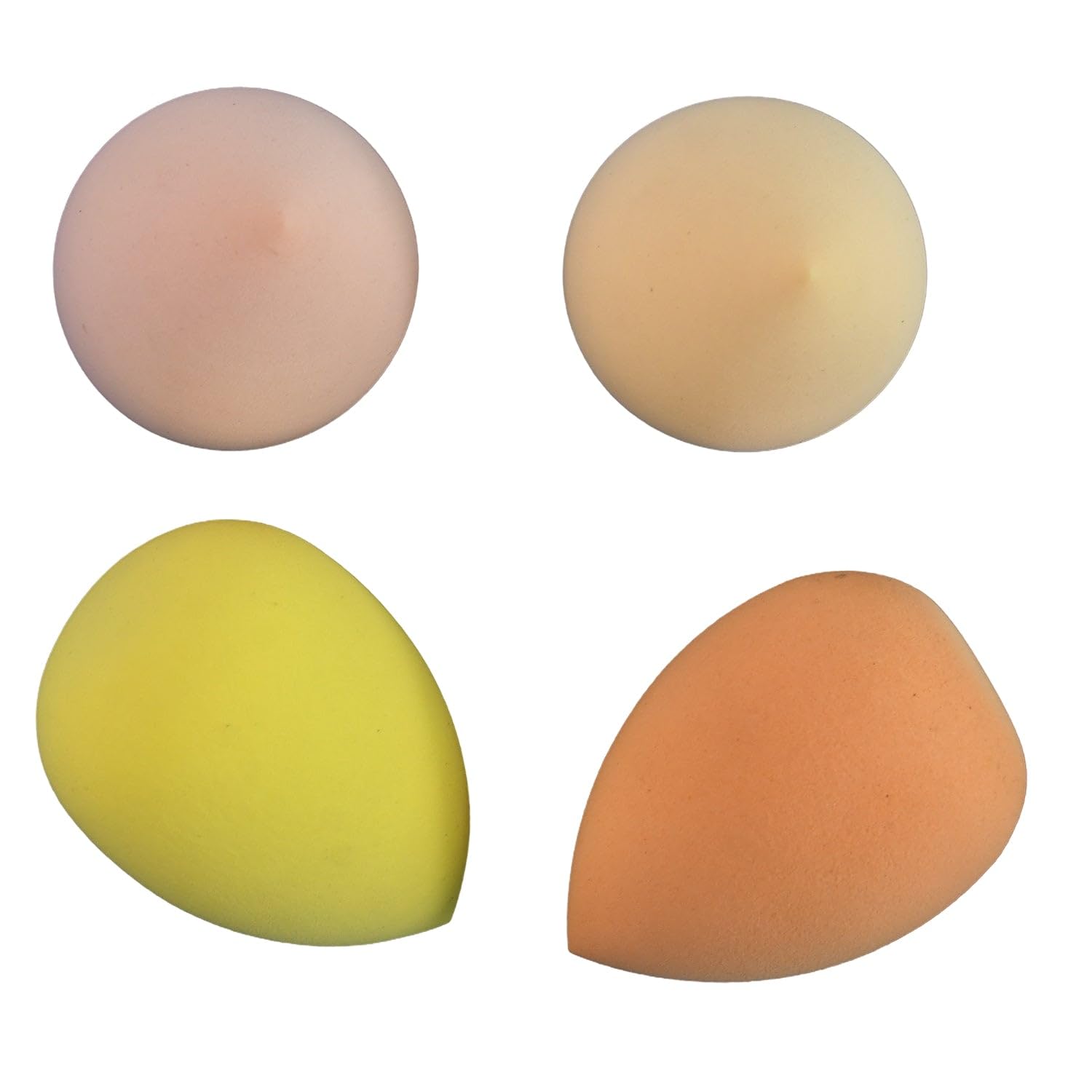 Oblivion Beauty Blender Sponge 4 Pc  Soft & Flexible Makeup Sponge Puff For Liquid Foundation, Concealer & Powder With Case  I