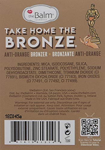 Thebalm Take Home The Bronze, Oliver, Contour Powder, Anti-Orange Bronzer