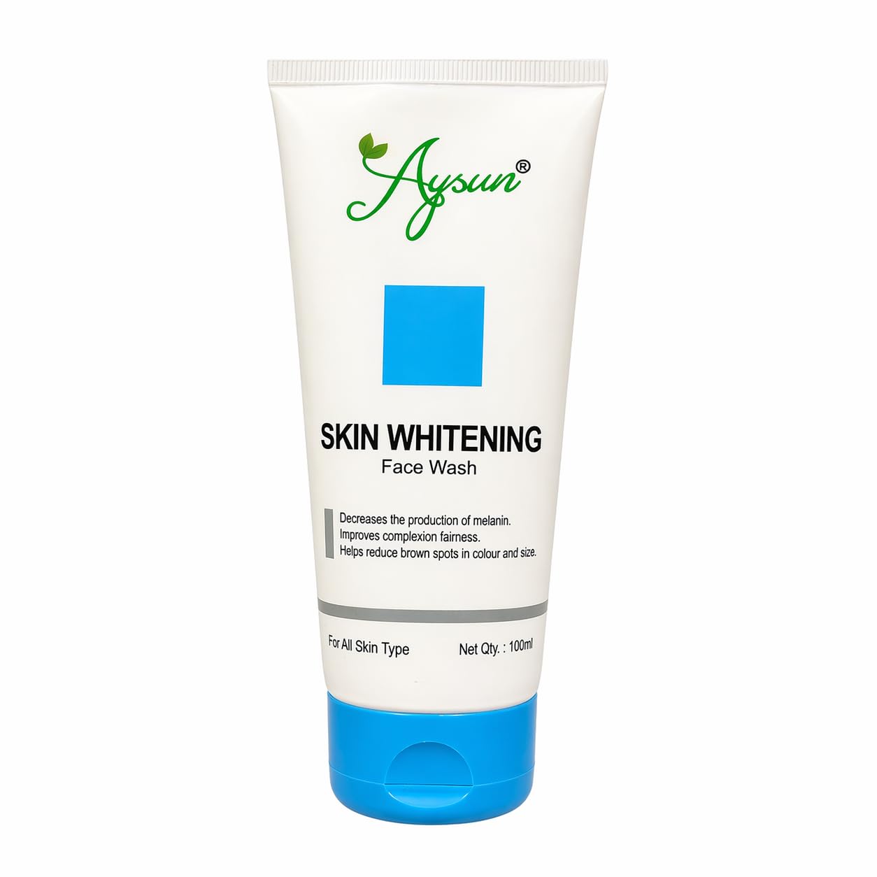 Aysun Skin Whitening Face Wash With Aloe Vera | Reduces Dark Spots & Enhances Glow | Gentle Daily Cleanser For Men & Women | Sui
