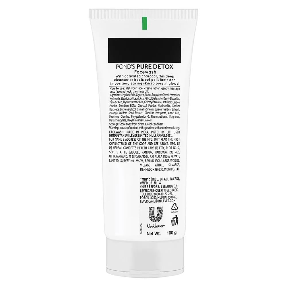 Pond's Pure White Deep Cleansing Brightening Facial Foam 100g