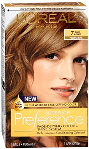 Pref Haircol 7 Size 1ct LOreal Preference Hair Color Dark Blonde #7