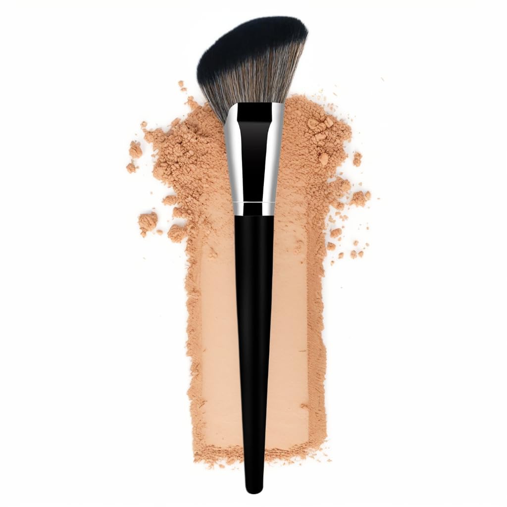 Foundation Brush Triangle Powder Brush Banidy Angled Makeup Brush Fan Contour Brush Professional Blush Brush Bronzer Brush Super