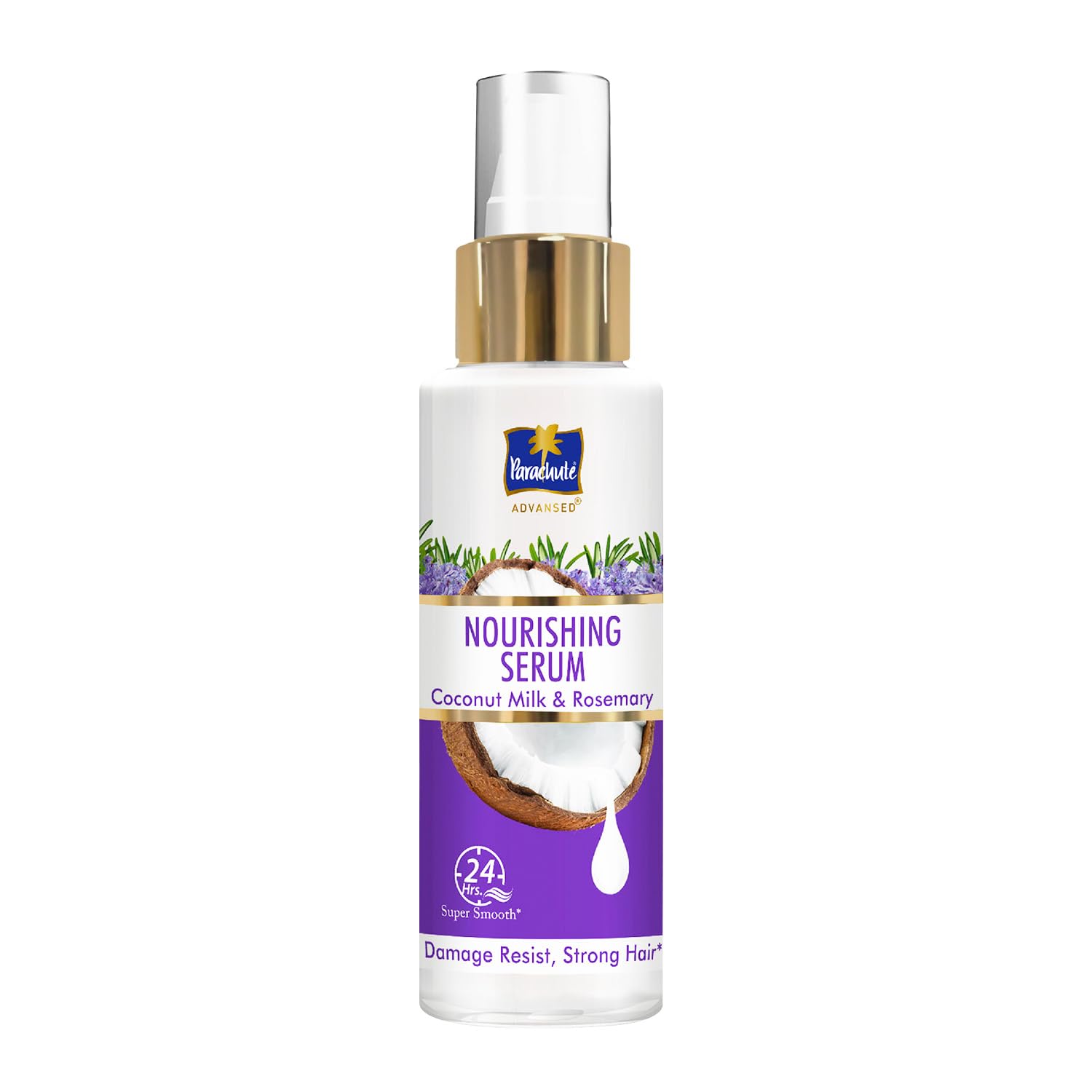 Parachute Advansed Nourishing Hair Serum for Women with Coconut Milk & Rosemary| For Damage Resistance & Stronger Hair| 24 Hour 