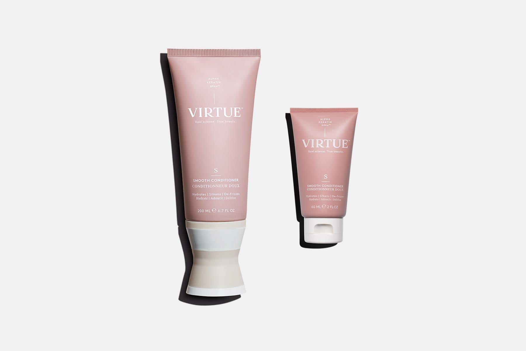 Virtue Smooth Conditioner For Frizz Control For Curly Hair, Sulfate Free, Safe For All Hair Types, Color Safe