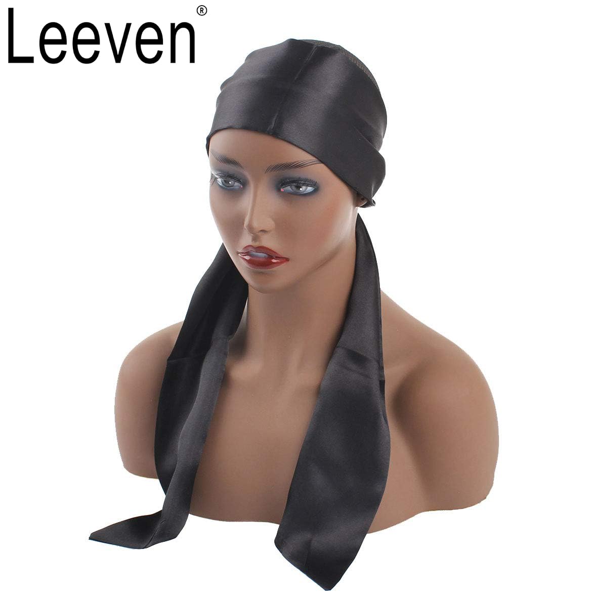 Leeven 2 Pcs Silky Satin Edge Scarves 4.5   X54    Large Wig Grip Band Women Satin Headband For Lace Front Wigs Non Slip Hair Wr