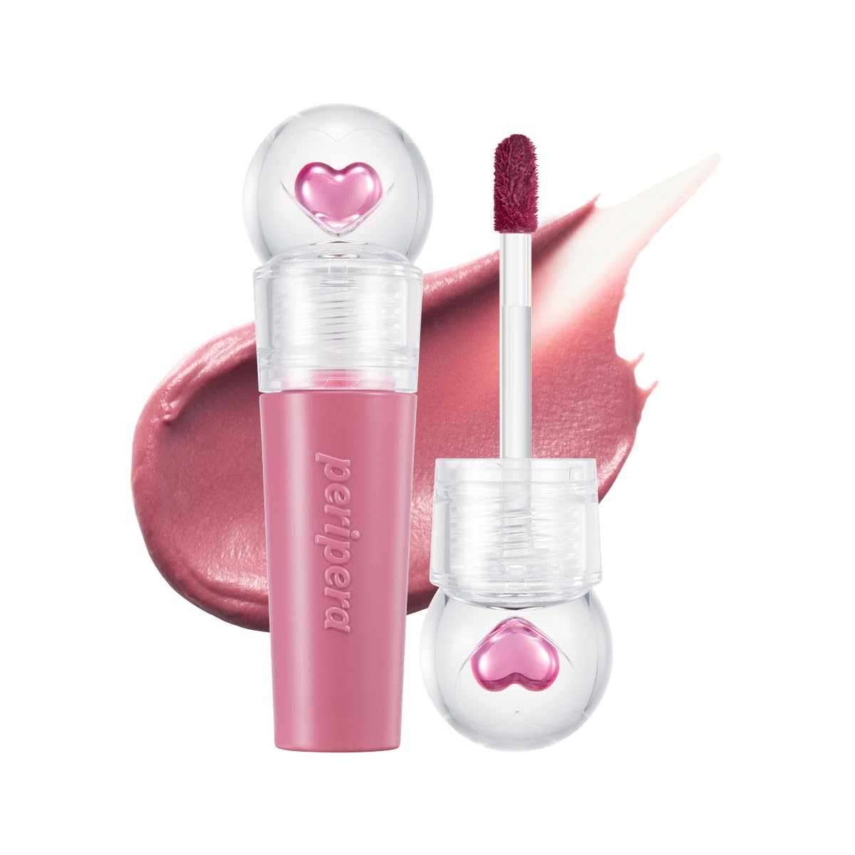 Peripera Ink Jellable Tint, Lip Stain, Korean Lip Tint, High Pigment Color, Longwear, Weightless, Moisutizing, Hydrating (009 RE