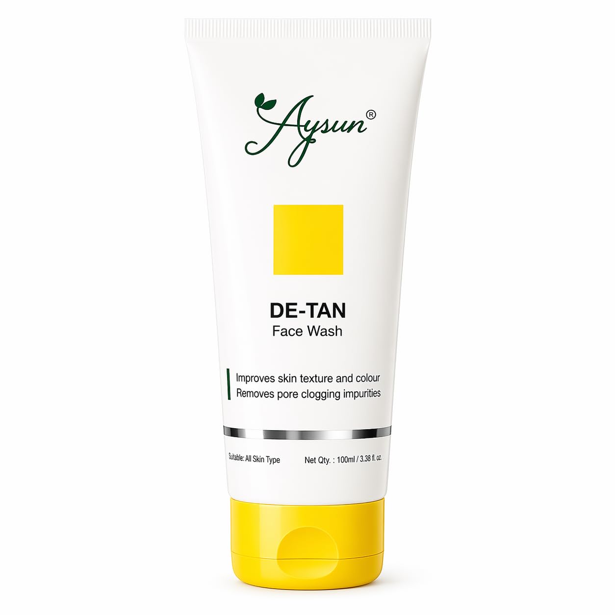 Aysun DeTan Face Wash With Cucumber Extract | Removes Tan & Deep Cleans Skin | Oil Control & Refreshing Formula | For Men & Wom