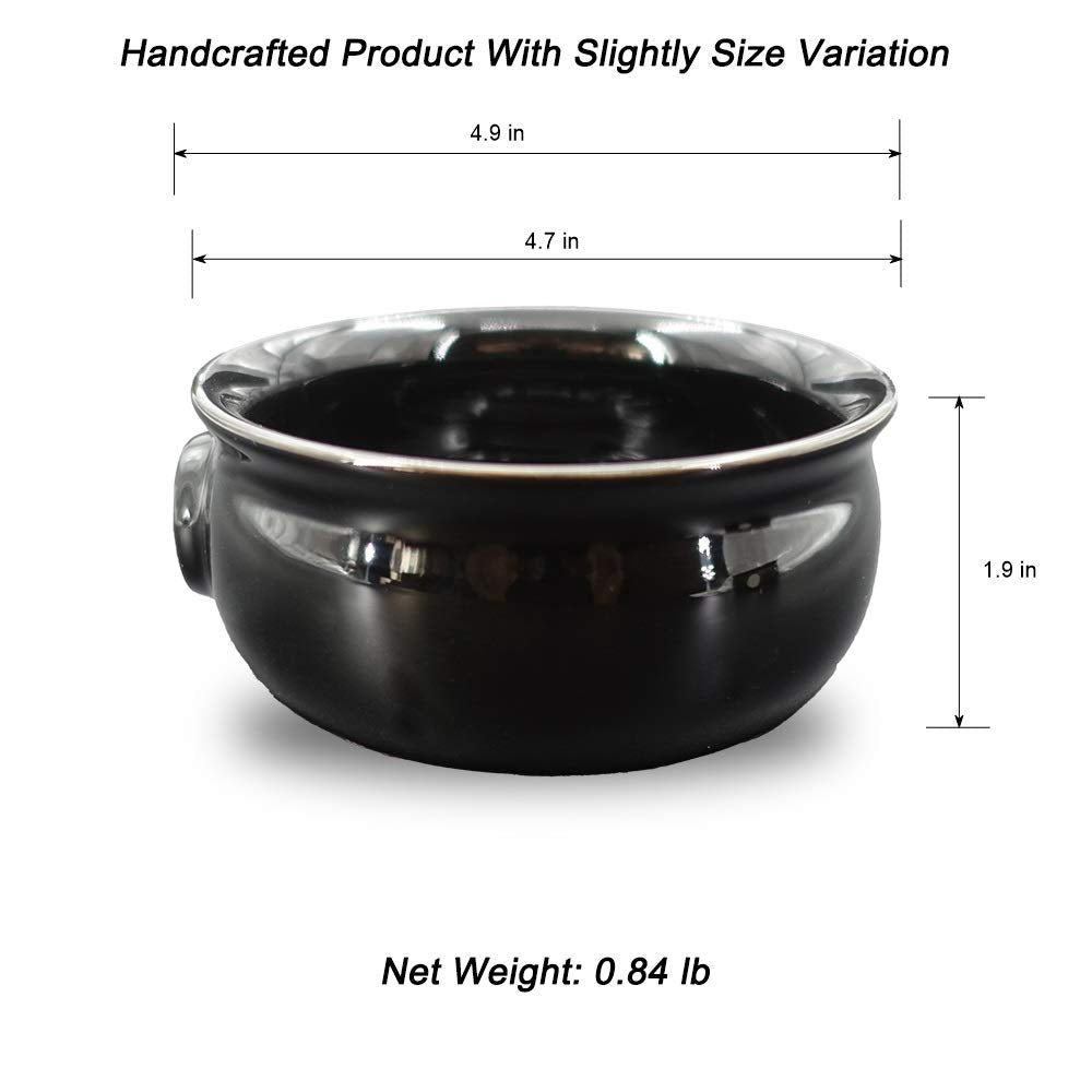 Bicrops Shaving Soap Bowl For Men, Easier to Lather Black