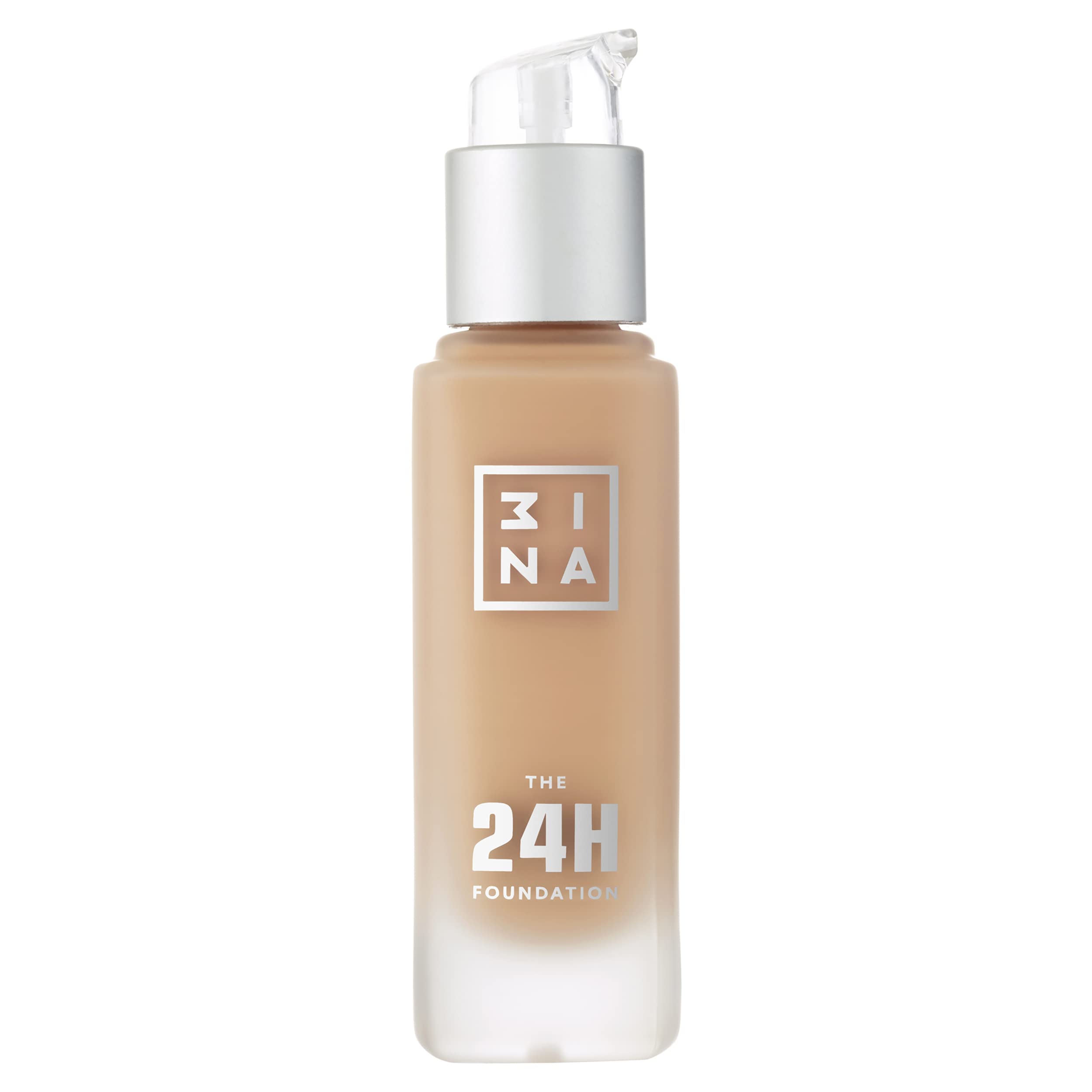 3Ina The 24H Foundation 603-24H Long-Wearing Formula - Medium To High Buildable Coverage - Smooth Matte Finish - Expanded Shade