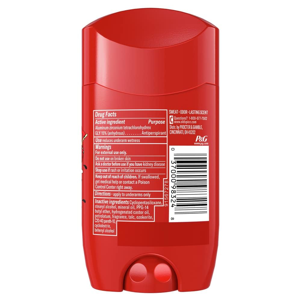 Old Spice Antiperspirant & Deodorant Wild Collection, Krakengard, 2.6 Ounce, Packaging may vary