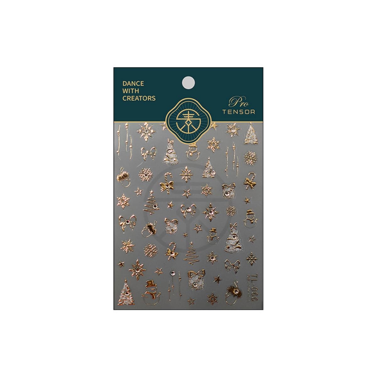 Christmas Nail Art Stickers 5D Embossed Gold Canes Nail Stickers Self-Adhesive Snowflake Snowman Xmas Tree Rhinestone Star Nail
