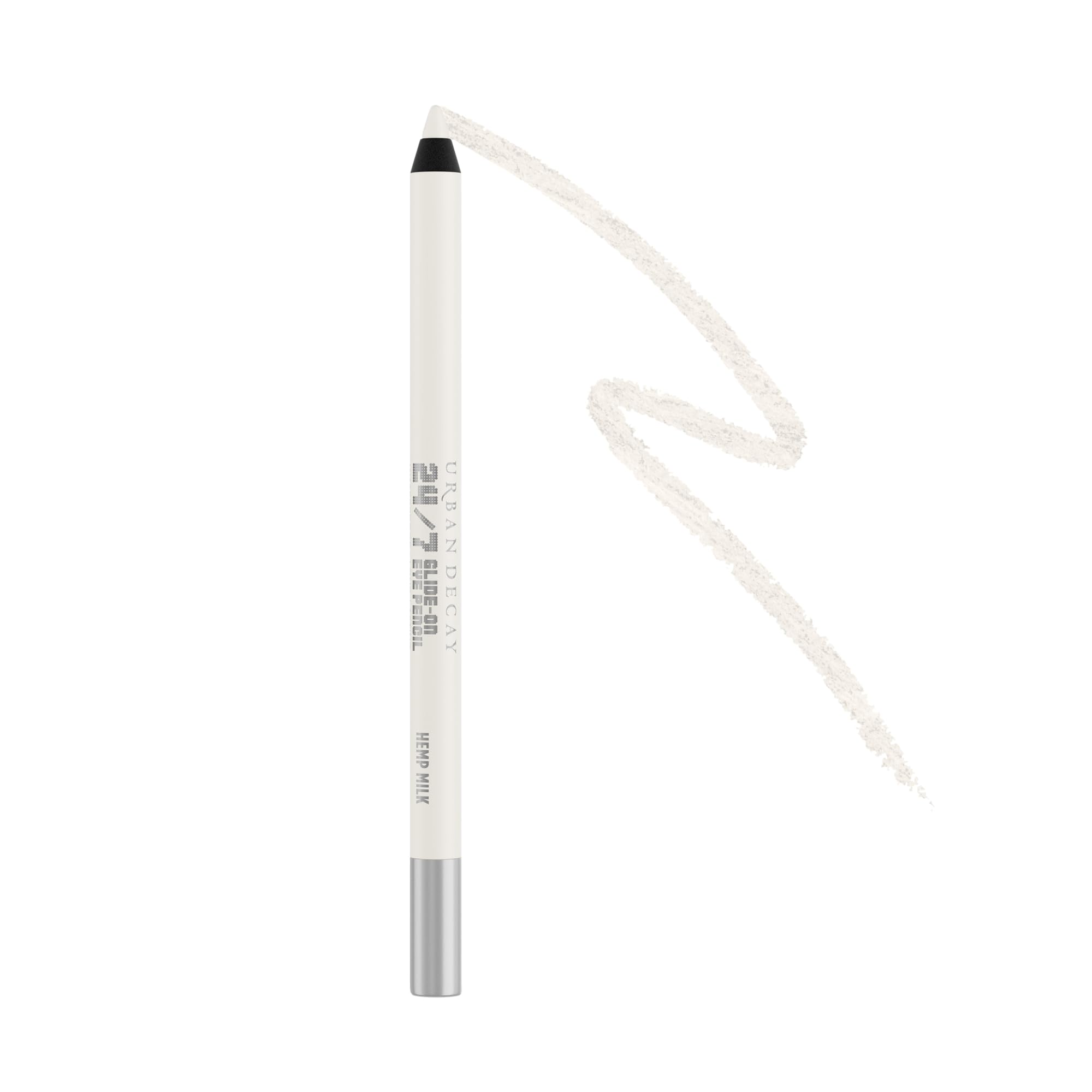 Urban Decay 24/7 Waterproof Waterline Eyeliner Pencil (Hemp Milk - Matte White), Smudge-Resistant, Transfer-Resistant, Long-Last