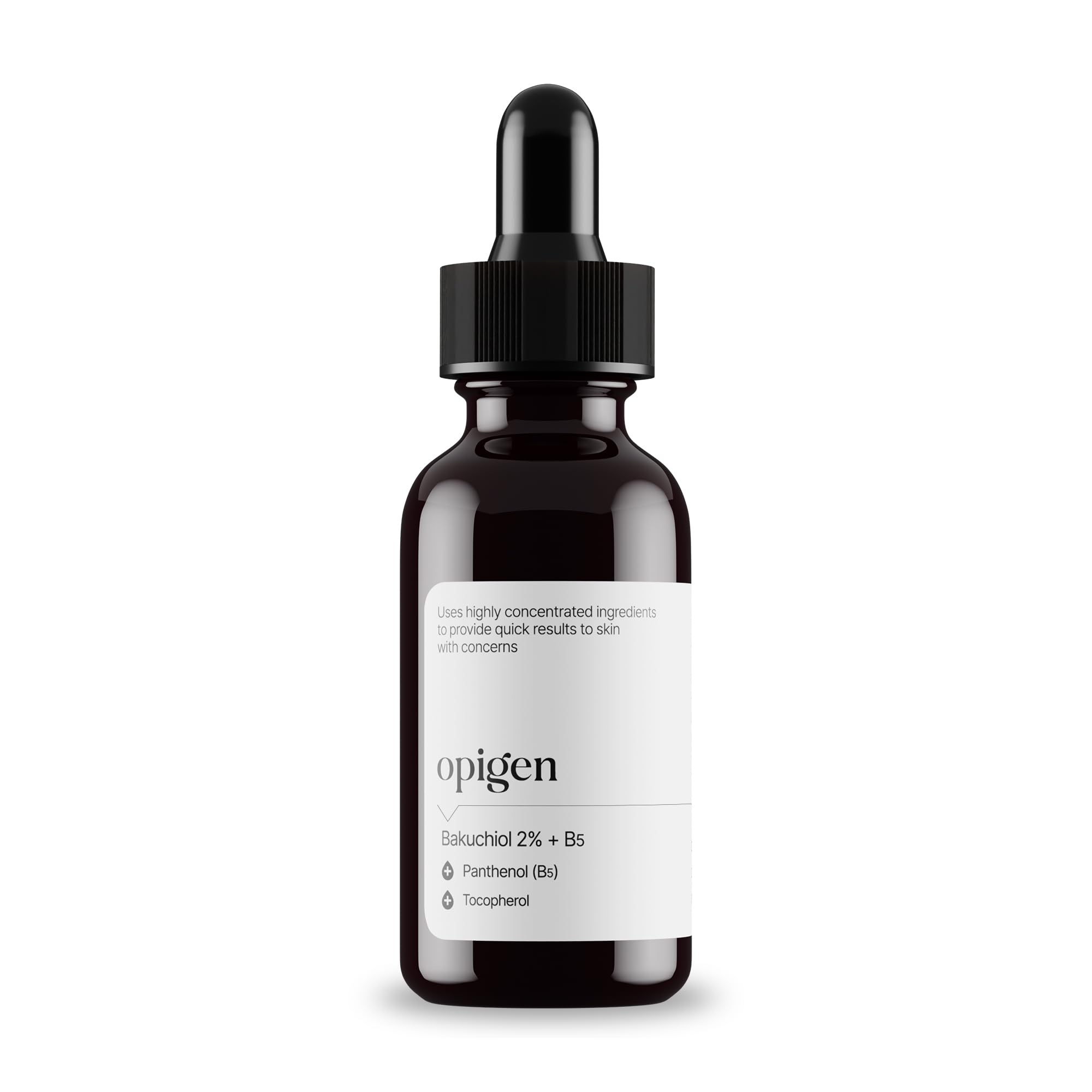 Opigen Bakuchiol 2% + B5 Serum with Panthenol and Tocopherol, Pore Minimizer For Face, Anti-Aging and Skin Smoothing 1oz Korean 