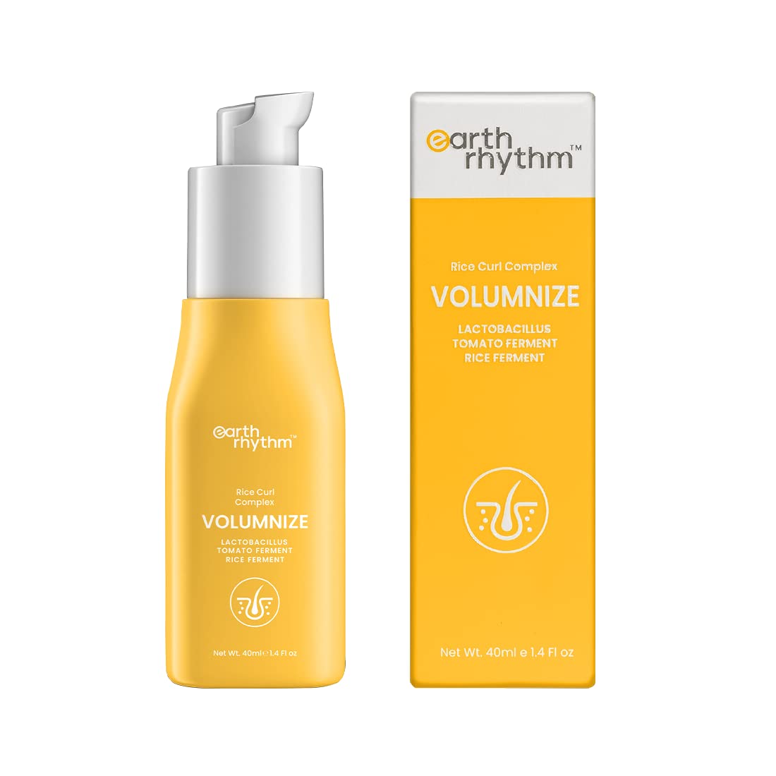 Earth Rhythm Volumizing Rice Curl Complex With Tomato Ferment, Ricewater, Strengthren, Nourishes & Conditions Hair | Hair Serum 