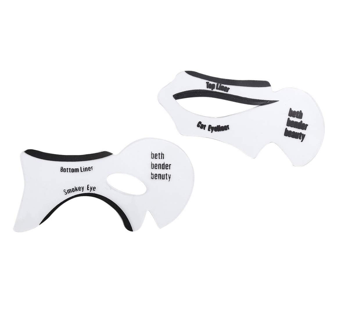 Alexvyan Cat Eyeliner Stencil & Smokey Eye Makeup Stencil Reusable Eyes Makeup Tool (2 Pcs)