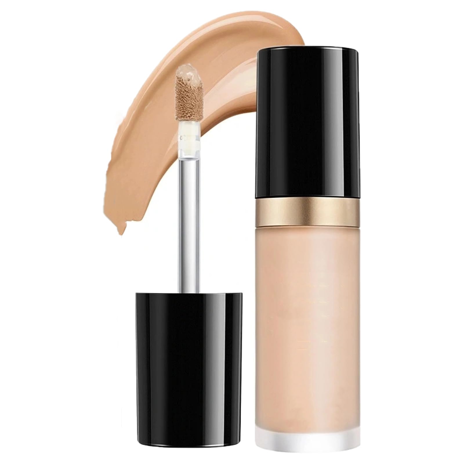 MylingKorm MultiUse Full Coverage Concealer, OilFree & Hydrating, LongLasting Lightweight Formula Shade,Clear Beige  For Imp