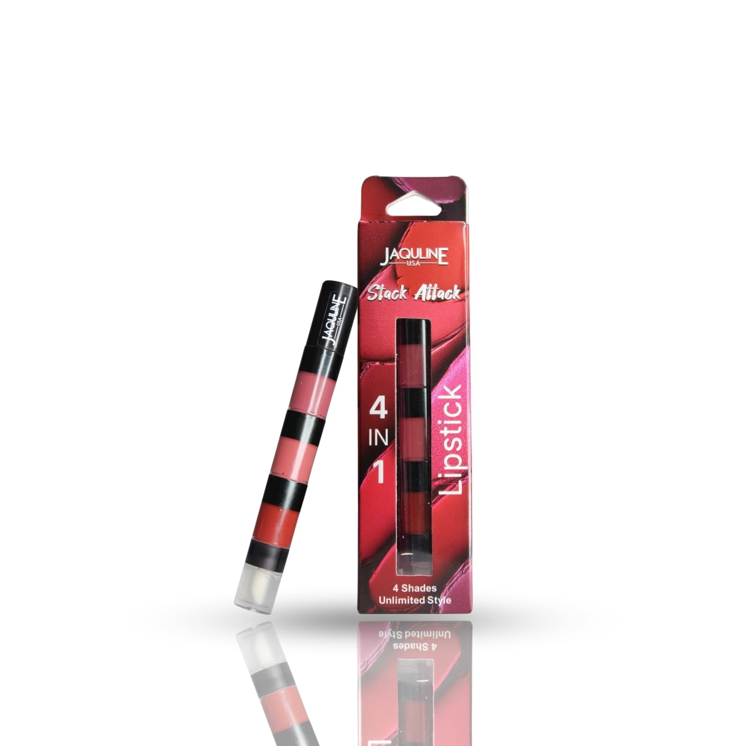 Jaquline Usa Lipstick Boss Bold Matte & Gloss | 2In1 Dual Finish | Long Lasting | Hydrating With Vitamin E & Tea Tree Oil | Sm