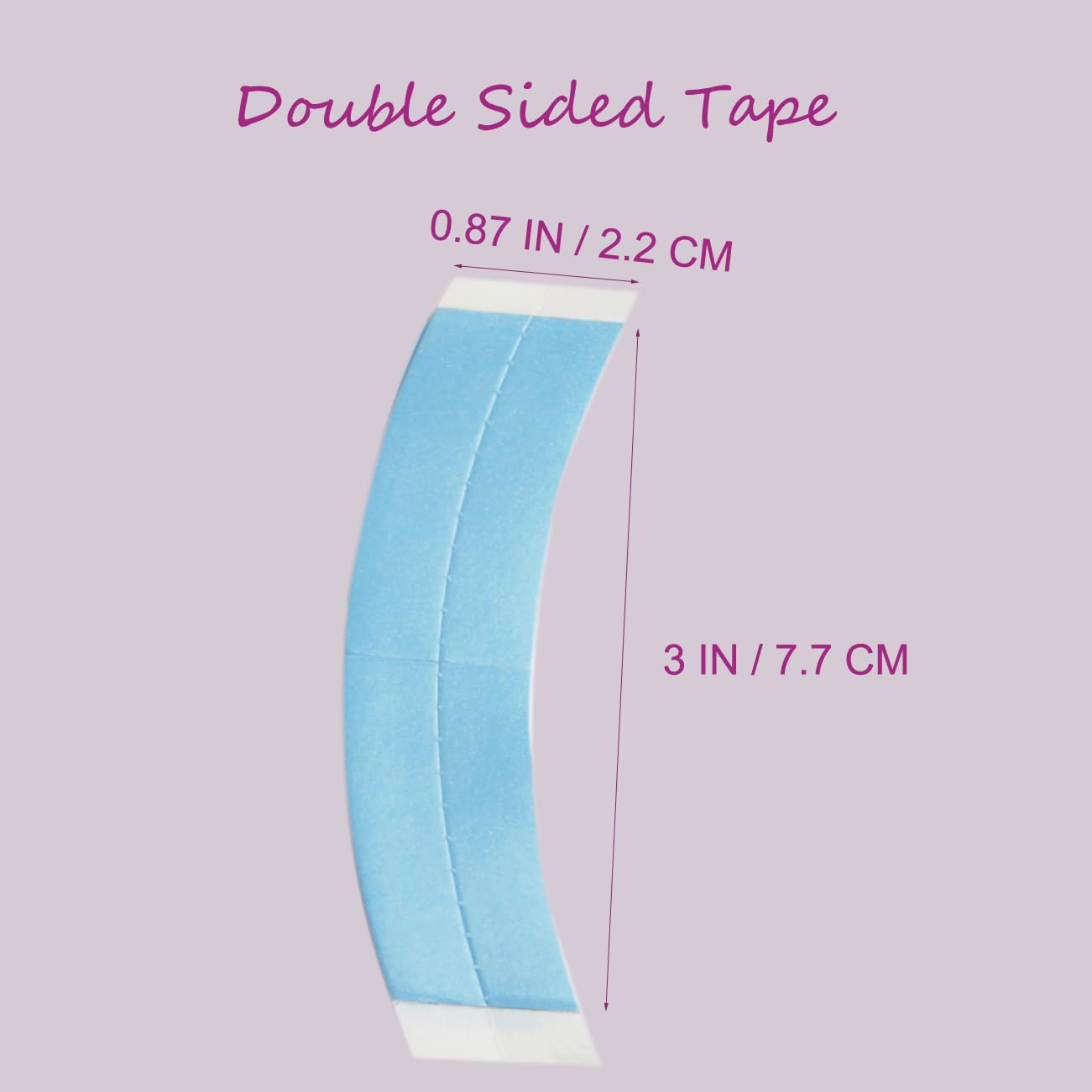 FeiHong 36 Pcs Lace Front Tape for Wigs, Waterproof Double Sided Strong Adhesive Wig Glue for Hairpieces Toupee and Hair Extensi