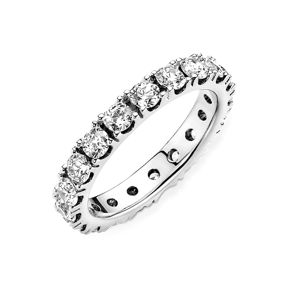 Pandora Ring 190050C02-52 Eternity Brilliant Blue