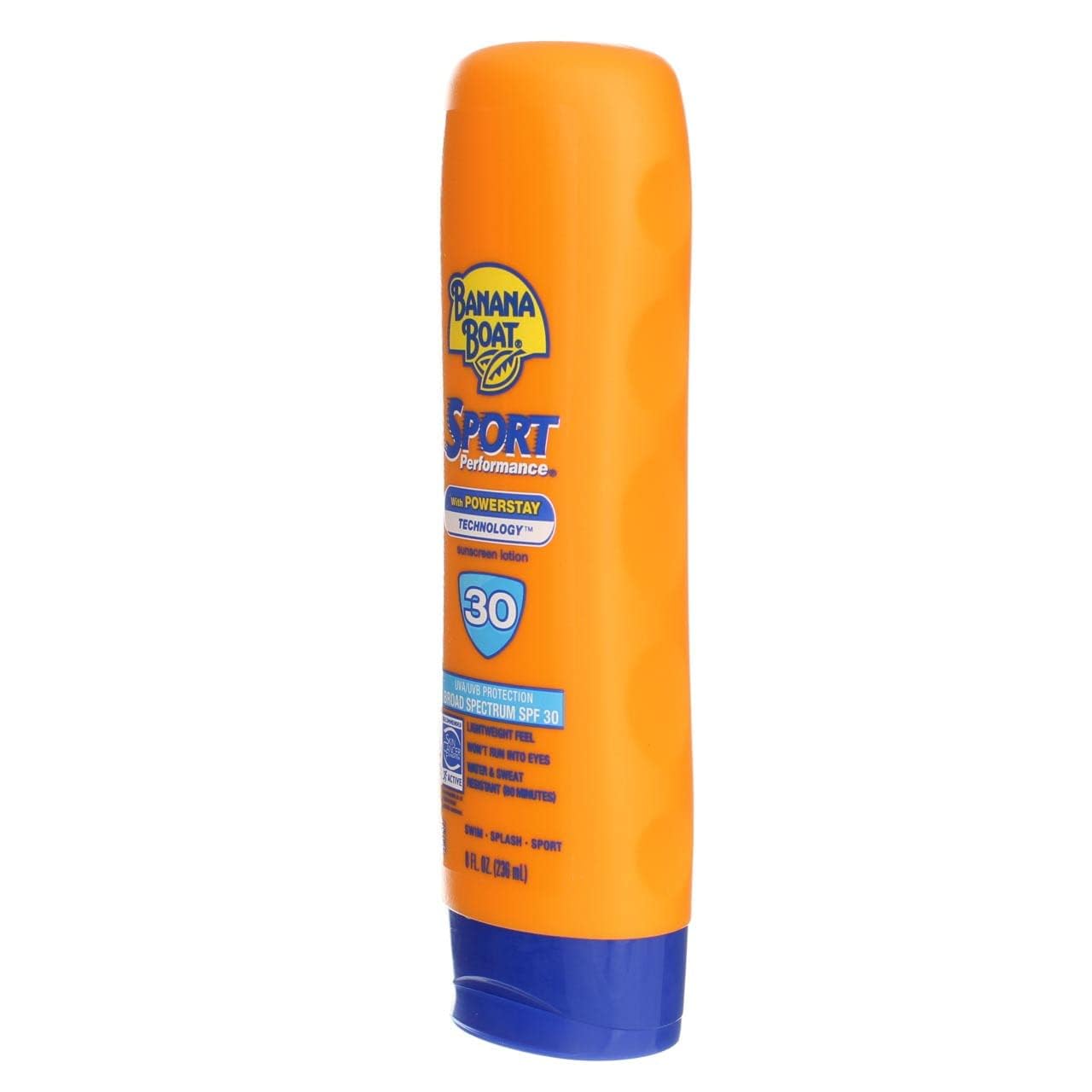 Banana Boat Water Resistant Sport Performance Broad Spectrum Spf 30 Sunscreen Lotion, Swim Splash Sport - Up To 80 Minutes Water