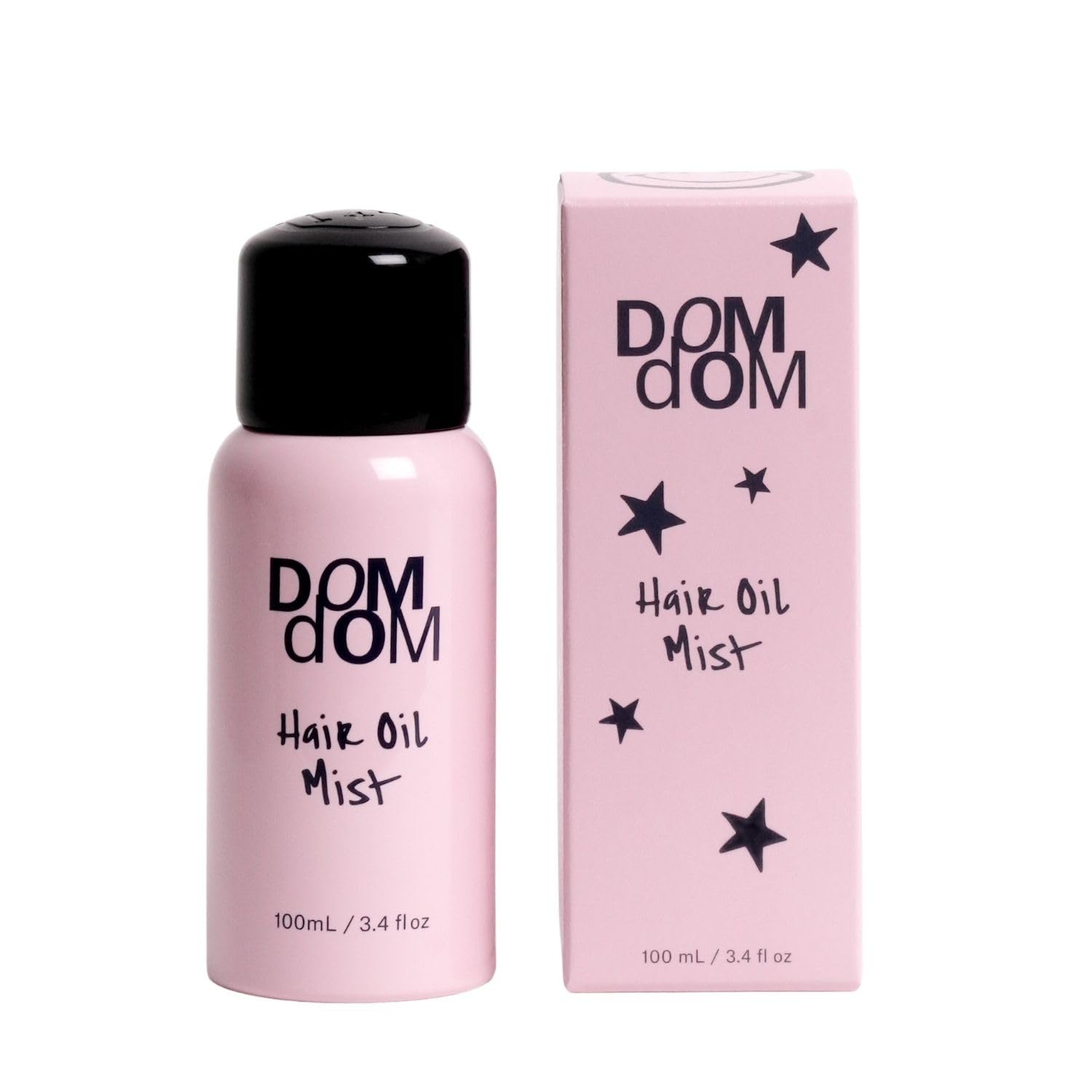 Dom Dom Hair Oil Mist, Lightweight Shine & Hydrating Spray, 3.4 fl oz