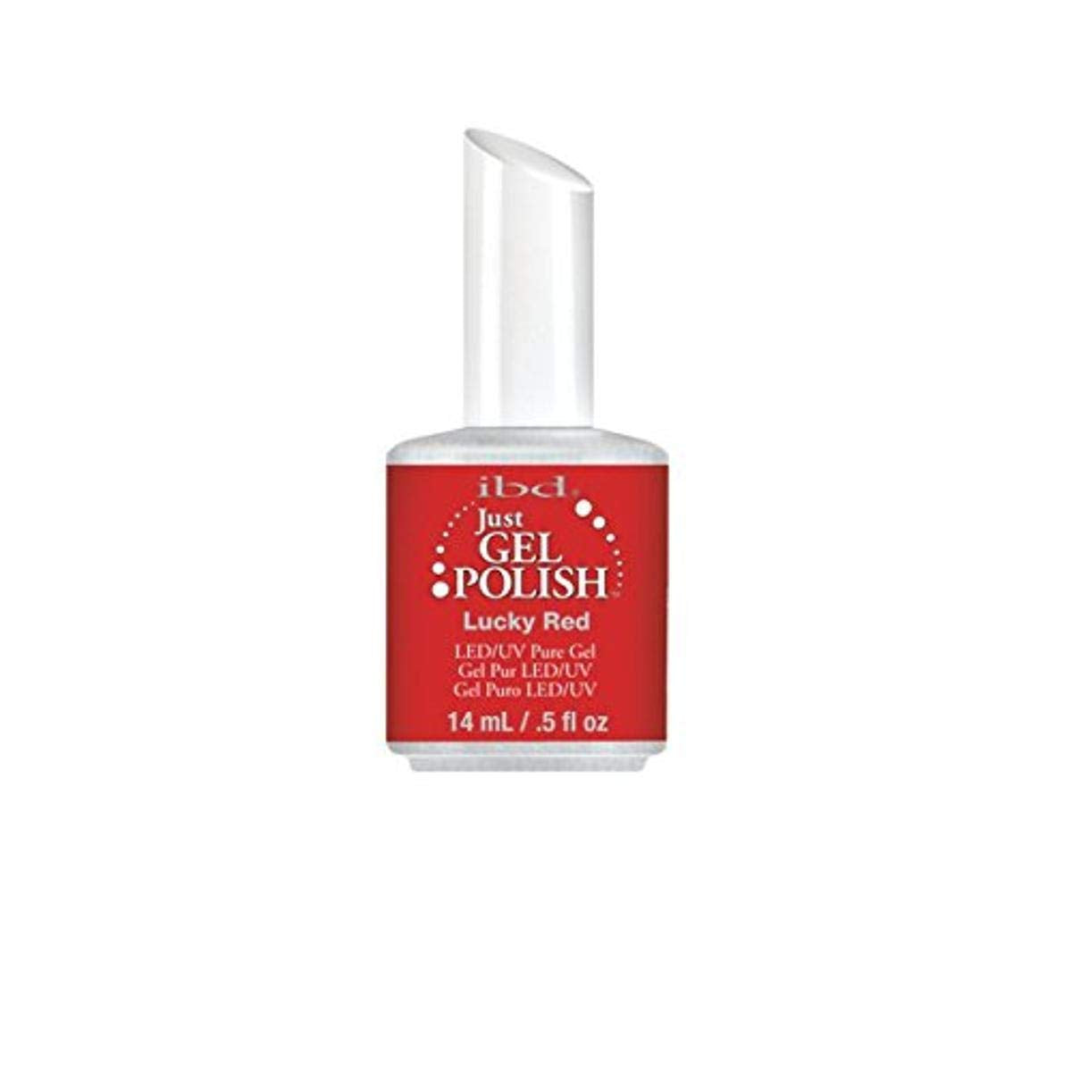 IBD Just Gel Nail Polish, Lucky Red, 0.5 Fluid Ounce
