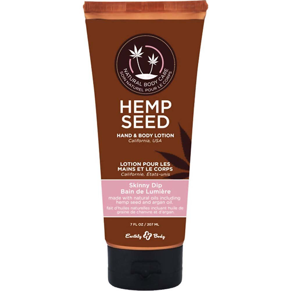Hand & Body Lotion, Skinny Dip Scent - 7 Fl Oz - Soothe Dry Skin - Argan Oil - Light, Non-Greasy Formula - Vegan & Cruelty Free