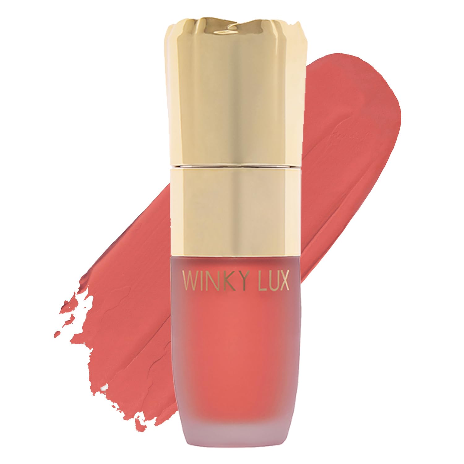 Winky Lux Cheeky Rose Liquid Blush, Gel-Cream Blush with Buildable Color, Lightweight Velvet Finish for Long Lasting Color, Deep