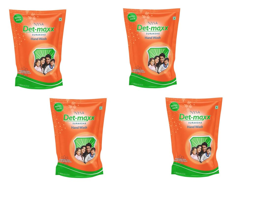 Nysa Detmaxx Handwash Refill (300 Ml) Pack Of 4